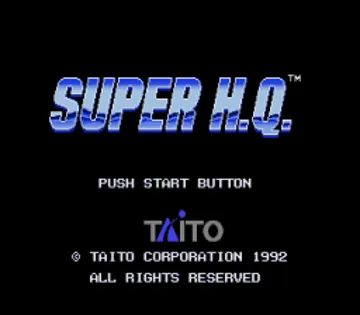 Super H screen shot title